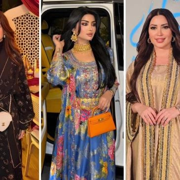 إطلالات شرقية للنجمات والمؤثرات بعبايات وقفاطين في رمضان